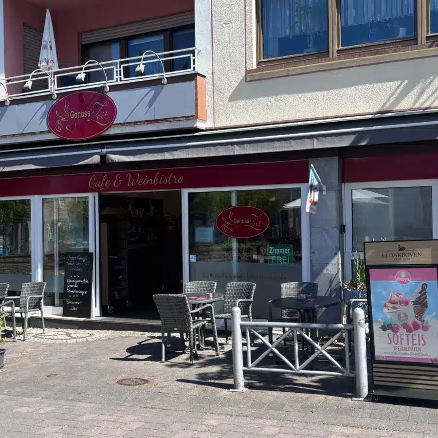 Außenansicht der Genusszeit in Treis-Karden an der Mosel